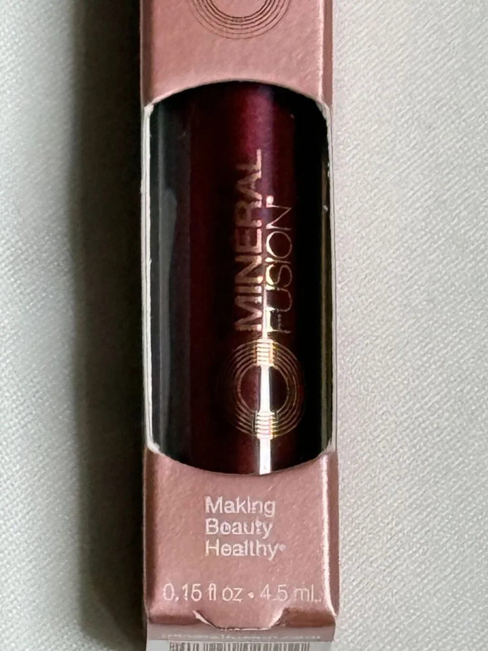 Mineral Fusion Hydro-Shine Lip Gloss Rabida 0.15 oz Vegan Clean Beauty New
